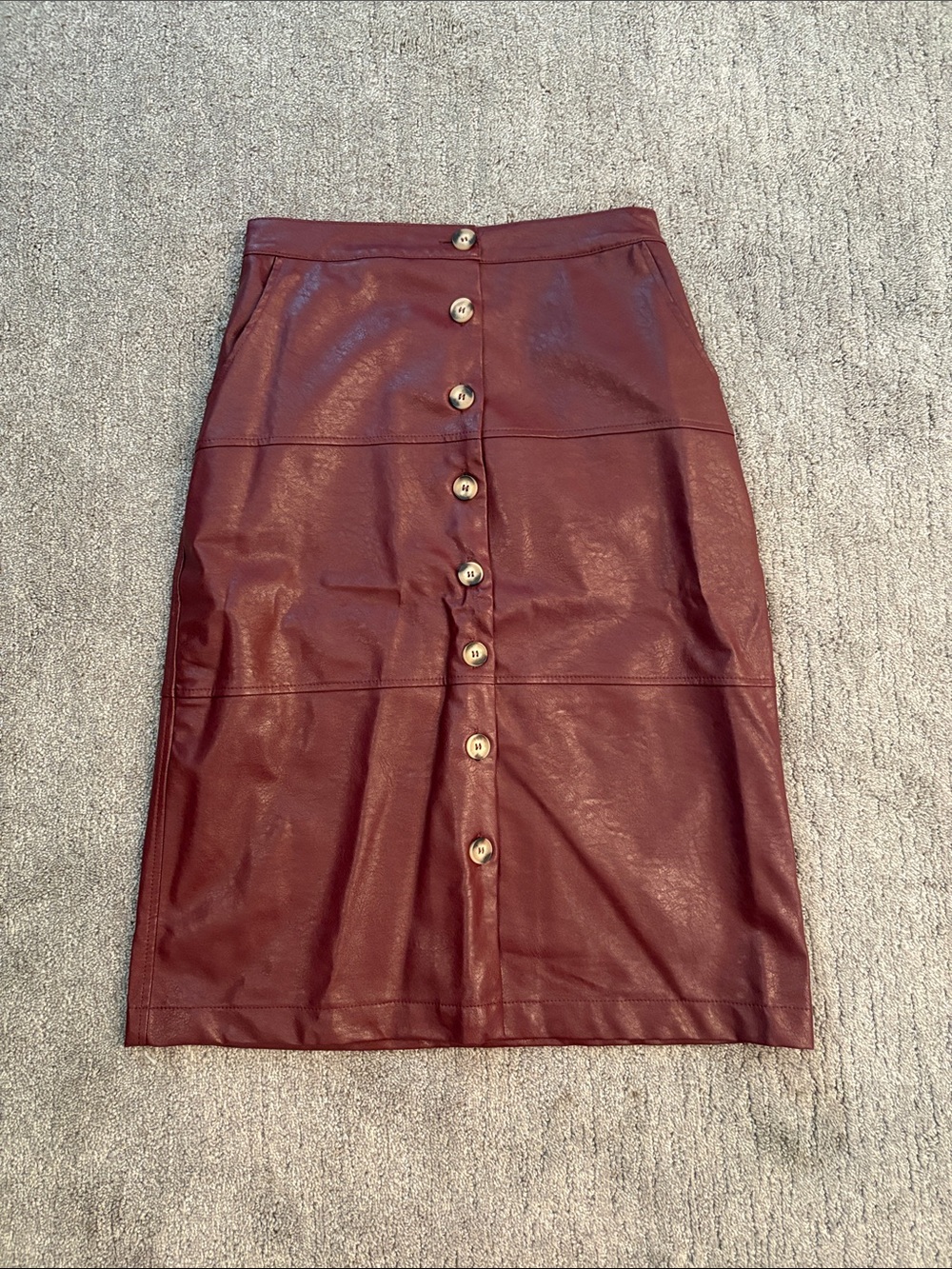 Bohme faux leather skirt